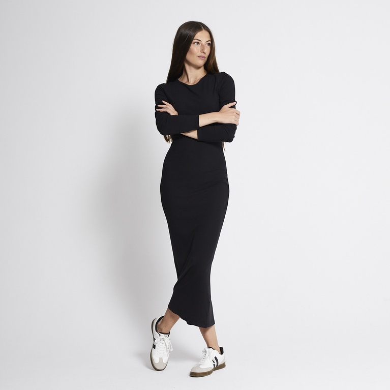 Geripptes Kleid "Alexis"